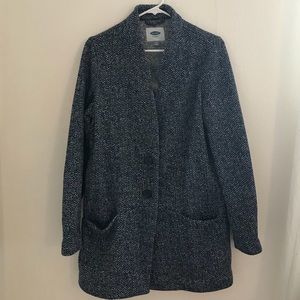 Blue winter coat